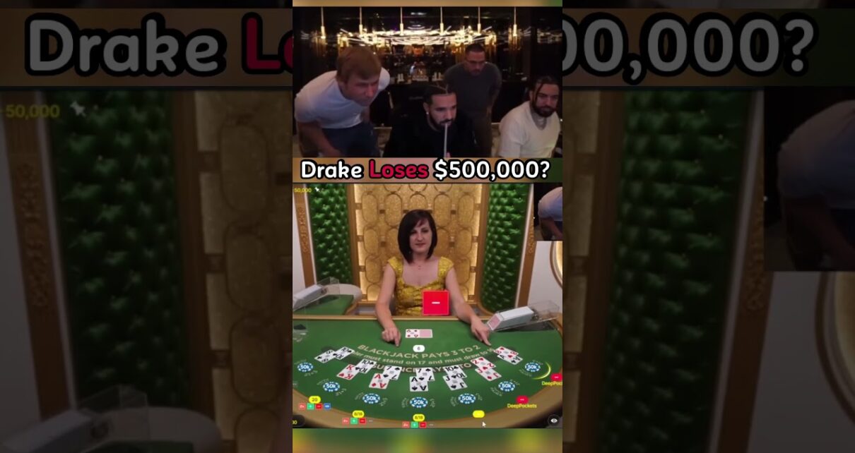 Drake Has His Biggest Lost Playing Blackjack!