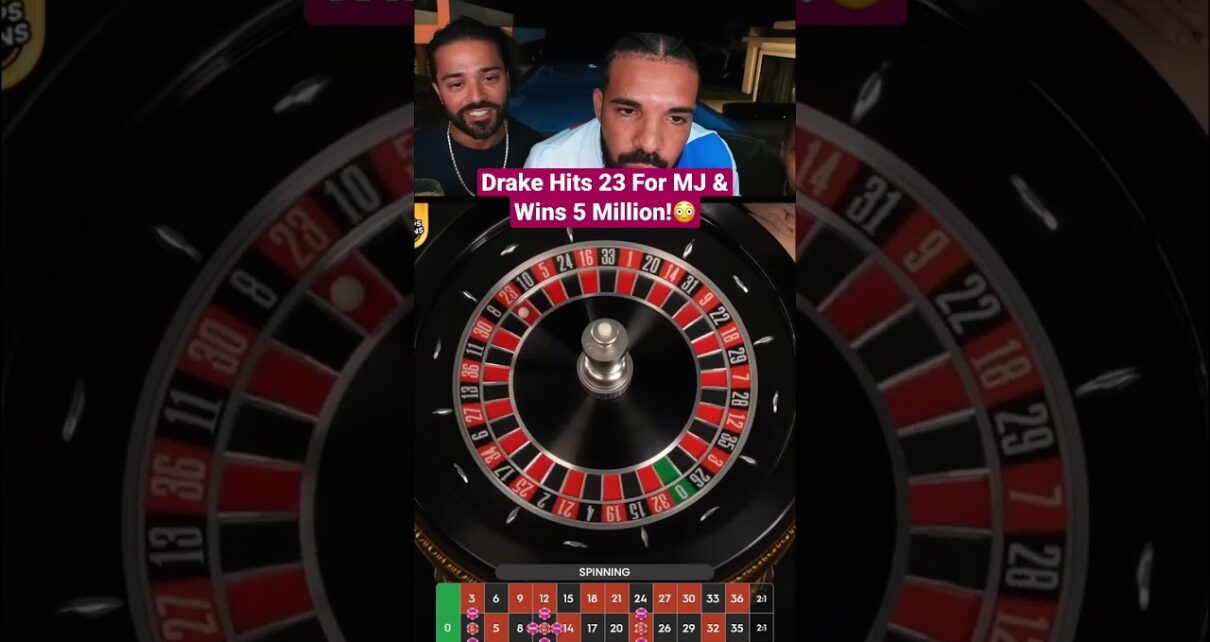 Drake Hits 23 On Roulette For MJ & Wins 5 1000000!? Drake Hits 23 On Roulette For MJ & Wins 5 1000000!?