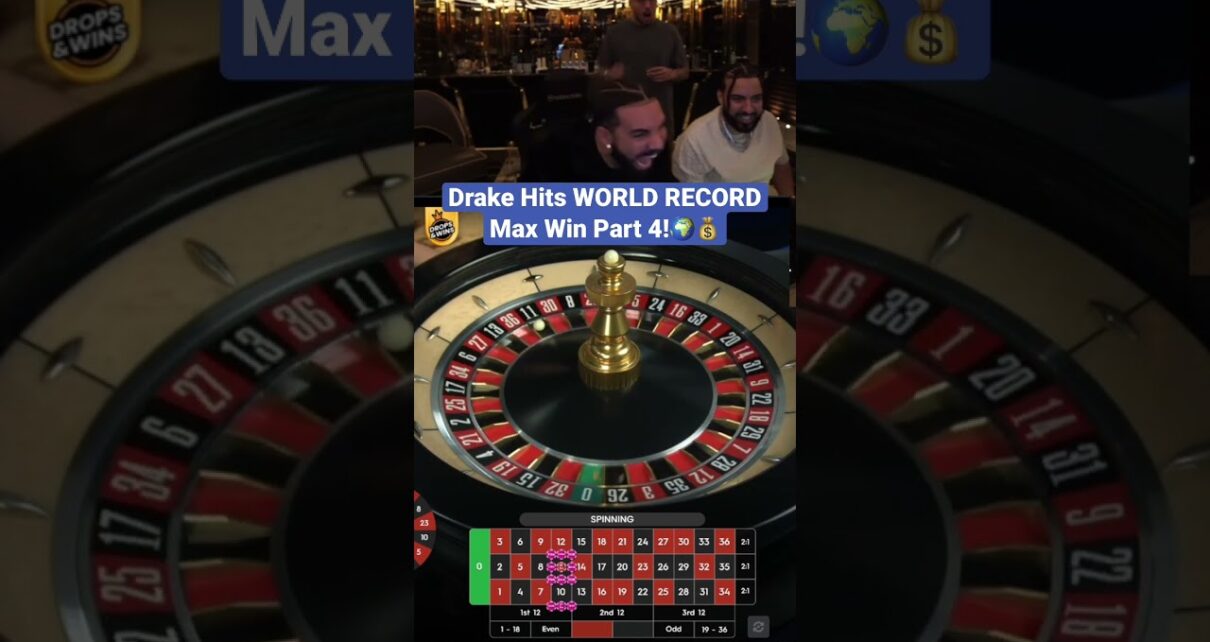 Drake Hits WORLD tape Max Win On Roulette portion 4! Drake Hits WORLD tape Max Win On Roulette portion 4!
