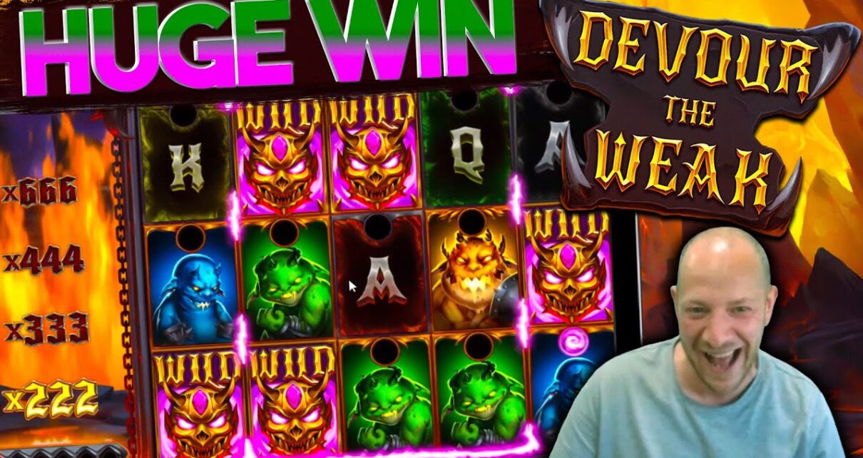 EPIC Win On Devour The Weak Online Slot! Visit Fruityslots.com For Your Best Online Casino Offers!