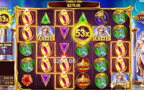 GATES OF OLYMPUS 53X MULTIPLIER – EPIC WIN – BONUS BUY ONLINE CASINO ONLINE SLOT