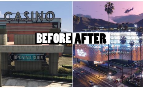 GTA ONLINE  CASINO BEFORE AND AFTER The Diamond Casino & Resort DLC