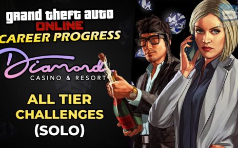 GTA Online Career Progress - Casino Story Missions [All Tier Challenges - Solo]