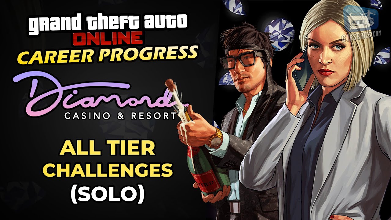 GTA Online Career Progress - Casino Story Missions [All Tier Challenges - Solo]