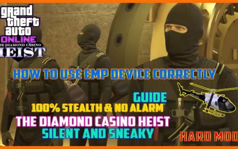 GTA Online Casino Heist Silent & Sneaky Elite Challenge EMP Method 5% Yohan Blair 100% Stealth Guide