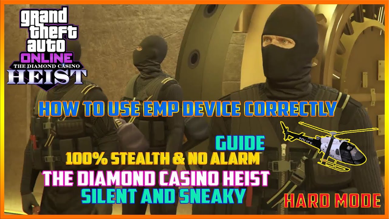 GTA Online Casino Heist Silent & Sneaky Elite Challenge EMP Method 5% Yohan Blair 100% Stealth Guide