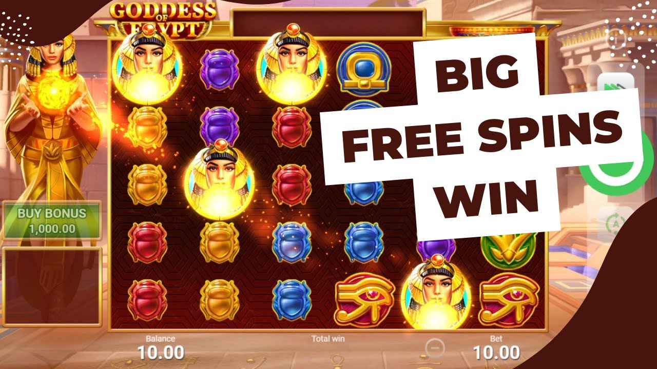 Goddess Of Egypt Slot Machine Big Free Spins Win Off - Online Casino Skycrown Wild Fortune