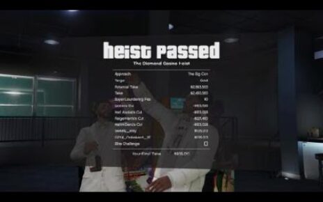 Gta online casino heist take $2,460,560 [the big con]