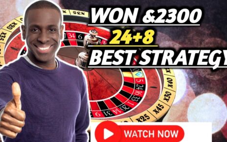 I WON 00 !! 24+8 BEST ROULETTE STRATEGY #money #casino #trending #viralvideo