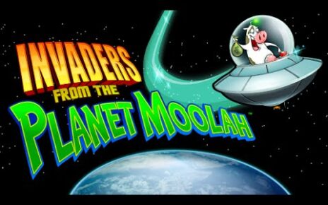 INVADERS FROM THE PLANET MOOLAH™ Cascading Reels™ online casino slot game from WILLIAMS INTERACTIVE™