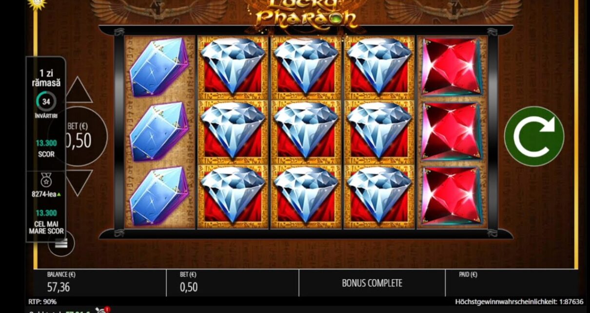 Lucky Pharaoh DIAMONDS BET 1 EURO Lucky Pharaoh DIAMONDS BET 1 EURO
