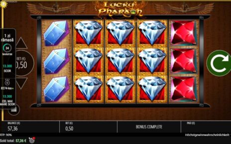 Lucky Pharaoh DIAMONDS BET 1 EURO