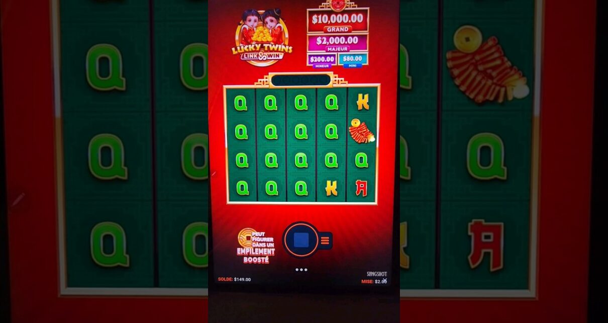 Lucky Twins slot online casino big win at first spin