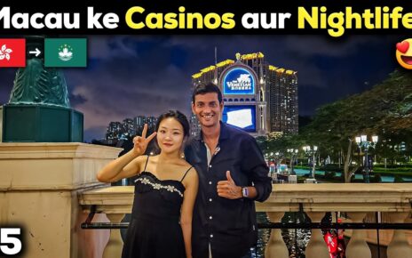 Macau, China Casinos & Nightlife || Hongkong to Macau Day Trip.