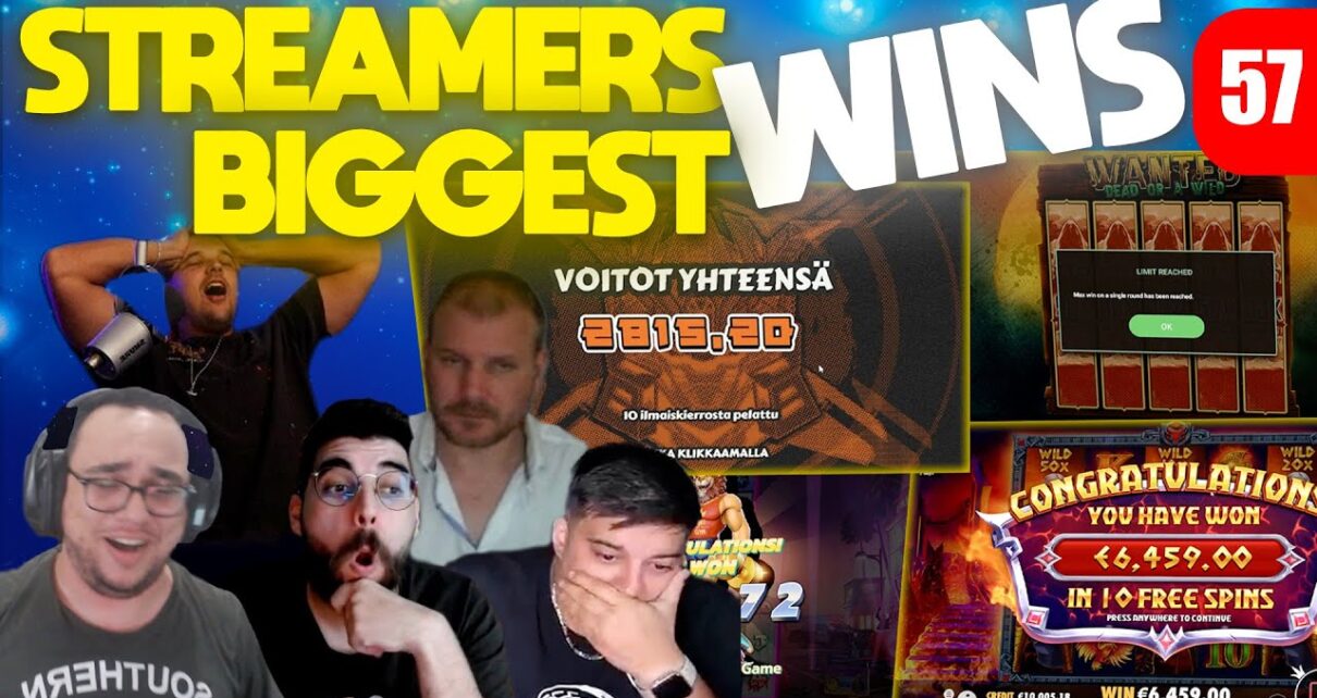 NEW TOP 5 STREAMERS BIGGEST WINS/2023