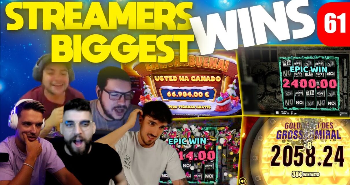 NEW TOP 5 STREAMERS BIGGEST WINS #61/2023