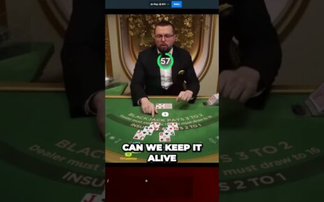 Nailbiting Hand Loss at Its Finest #blackjack #onlinecasino #gambling #xposed #shorts