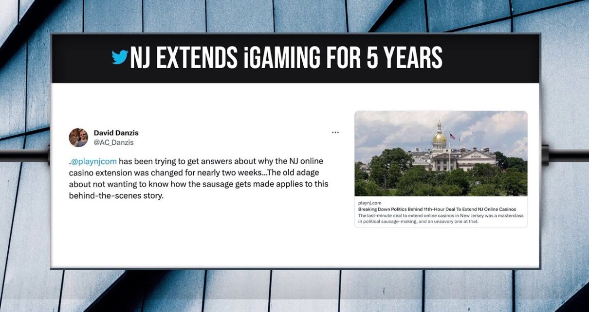 New Jersey Extends iGaming Online Casino For 5 Years
