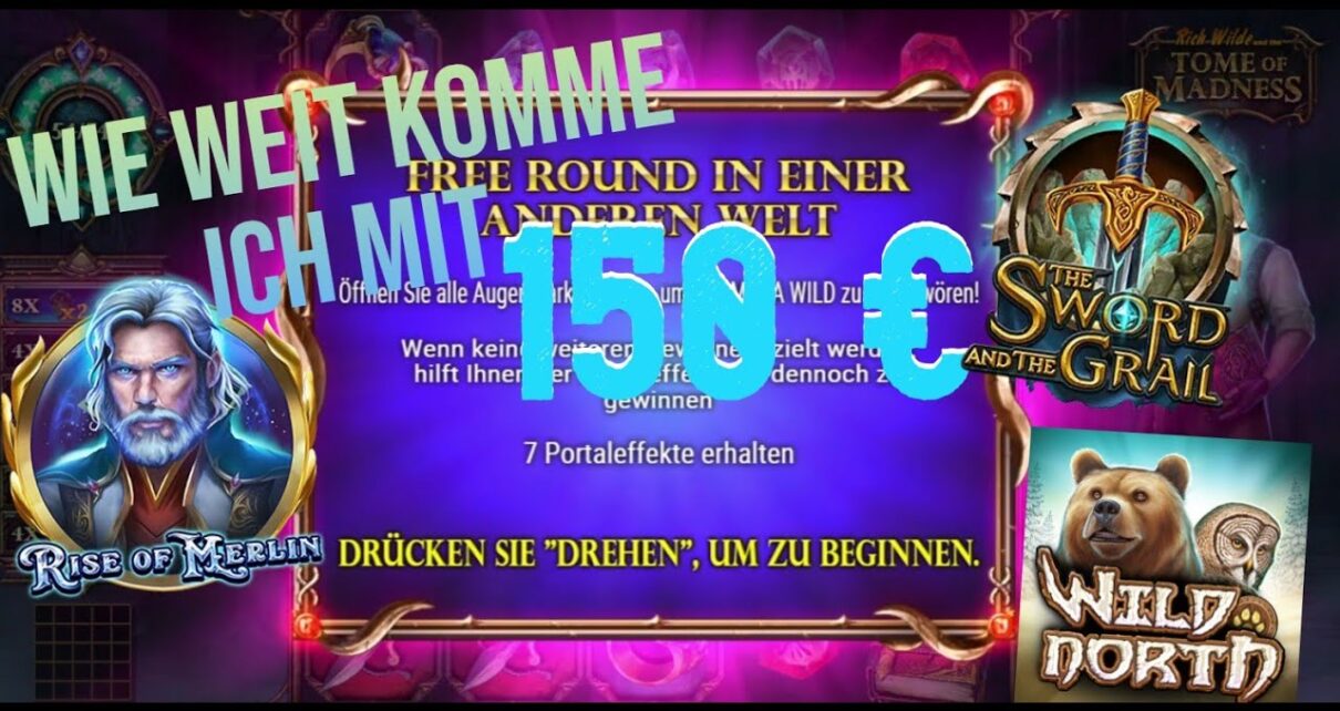Online Casino Deutsch – wie weit komme ich mit 150 € ?