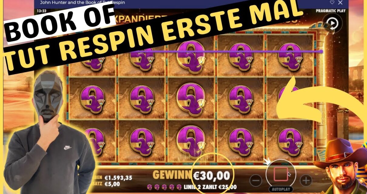 Online Casino Deutsch | zum ersten Mal Book of Tut Respin