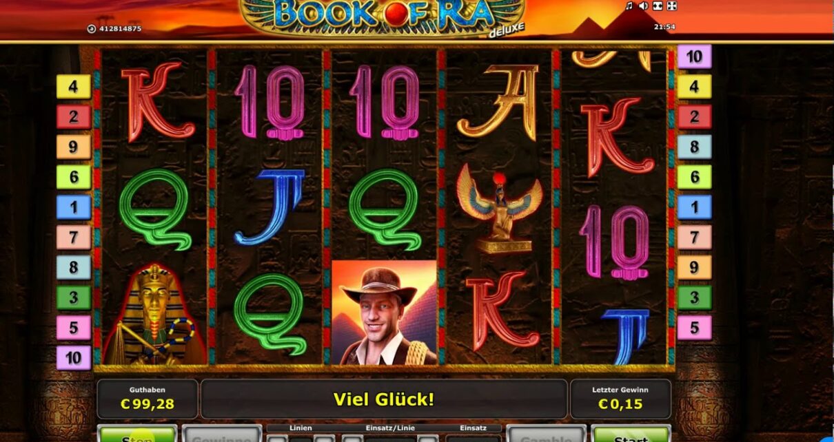 Online Casino Test des Slots Book of Ra Deluxe im Quasar-Casino