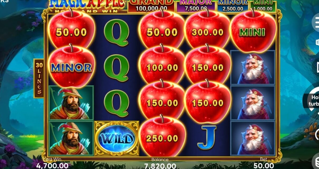 Online casino jackpot win in magic apple big jackpot win