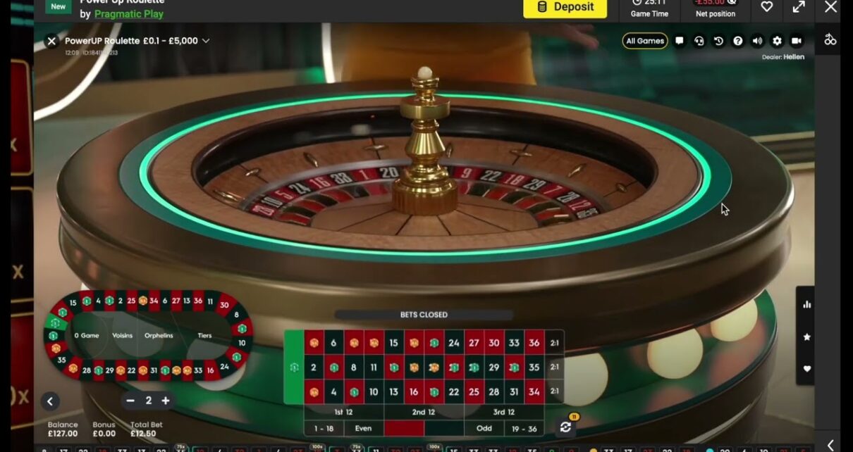 Online casino, live roulette, big bet, bet to a greater extent than, earn to a greater extent than, act apace.