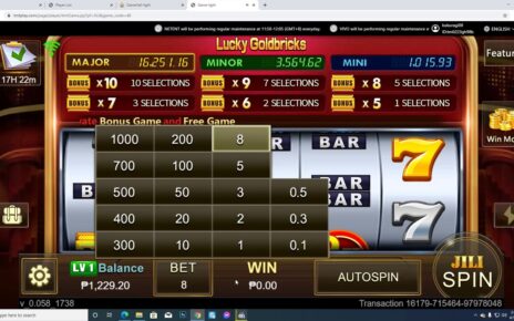 Online casino (slot machine GOLDEN BRICKS)