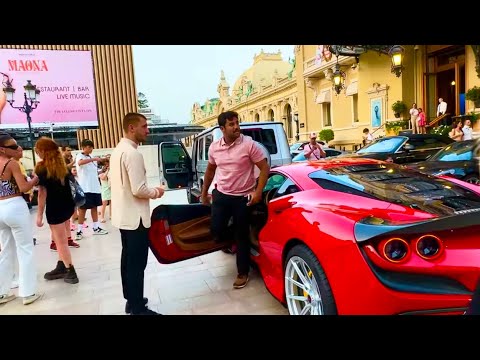 RICH KUWAITI BOYS TOUR ARRIVES AT THE CASINO MONTE-CARLO MONACO