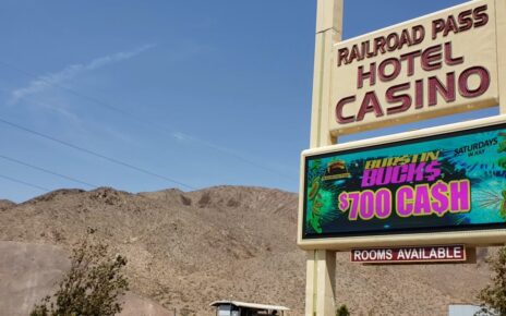 Railroad laissez passer on Longest Running Casino/Hotel by Boulder City/Vegas Tour, Food, Play Busted by Security