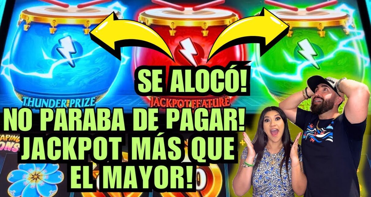 ? SE ALOCÓ ! NO PARABA DE PAGAR MUCHO DINERO ! TAMBOR DOBLE PAGÓ MÁS QUE EL MAYOR JACKPOT !