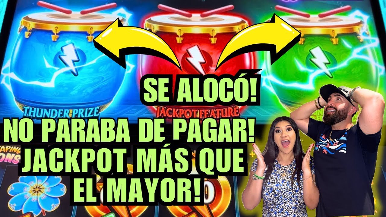 ? SE ALOCÓ ! NO PARABA DE PAGAR MUCHO DINERO ! TAMBOR DOBLE PAGÓ MÁS QUE EL MAYOR JACKPOT !