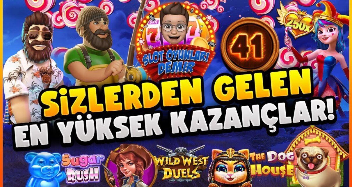 SLOT SİZDEN GELENLER ⭐⭐SLOT OYUNLARI REKOR KAZANÇLAR 41⭐⭐ #slot #slotoyunları #casino