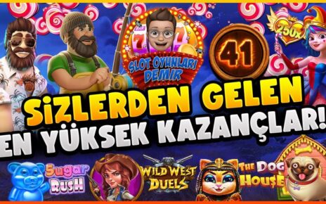 SLOT SİZDEN GELENLER ⭐⭐SLOT OYUNLARI REKOR KAZANÇLAR 41⭐⭐ #slot #slotoyunları #casino