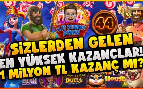 SLOT SİZDEN GELENLER ⚡⚡SLOT OYUNLARI REKOR KAZANÇLAR 44⚡⚡ #slot #slotoyunları #casino