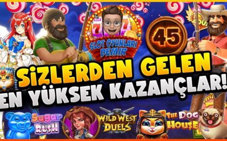 SLOT SİZDEN GELENLER ⚡⚡SLOT OYUNLARI REKOR KAZANÇLAR 45⚡⚡ #slot #slotoyunları #casino