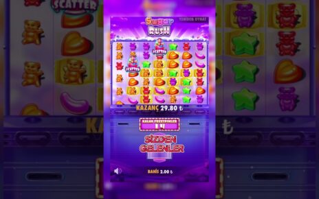 SLOT (SUGAR RUSH) SİZDEN GELENLER MAXWİN #game #slot #casino #jackpot #gameplay #gaming #slotonline