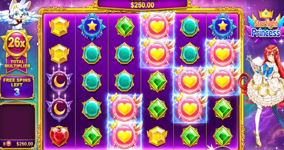 STARLIGHT PRINCESS GOOD SESSION – NICE WIN – BONUS BUY ONLINE CASINO ONLINE SLOT