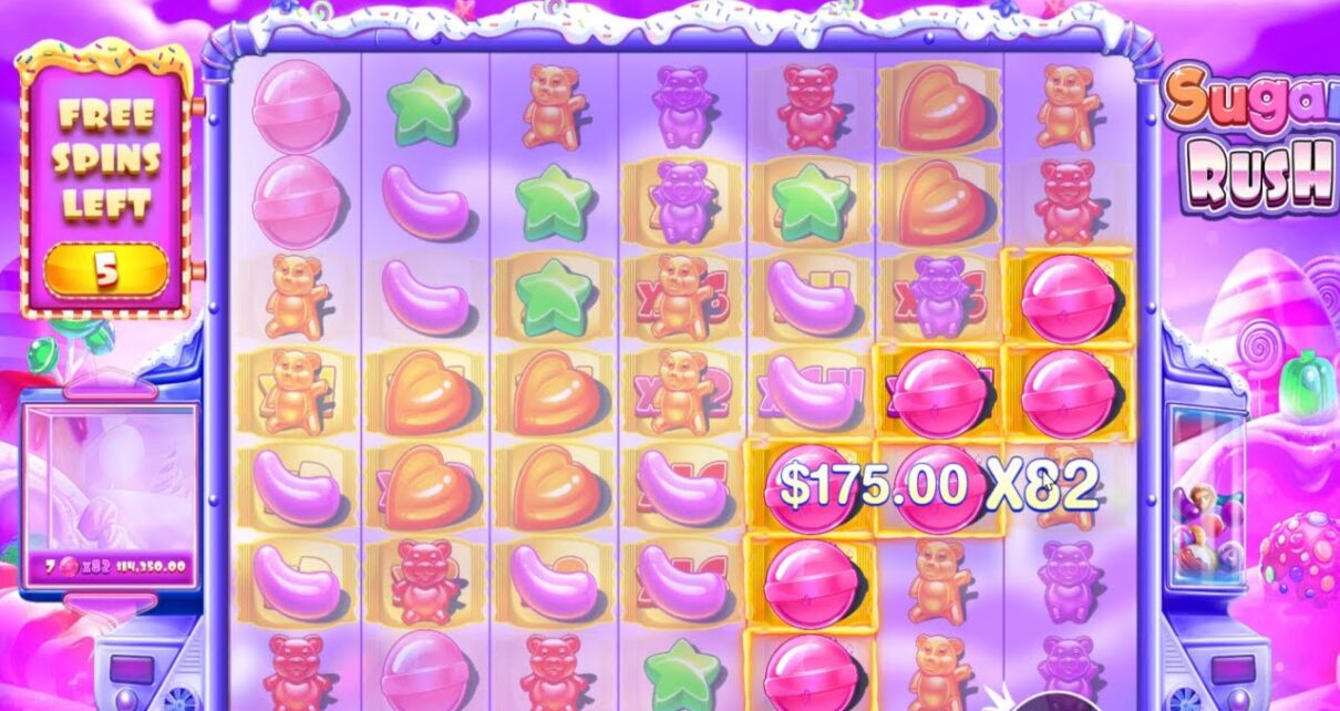 SUGAR RUSH GOOD WIN HIT BIG SYMBOL WITH 114X MULTIPLIER | 84X – BONUS BUY ONLINE CASINO ONLINE SLOT