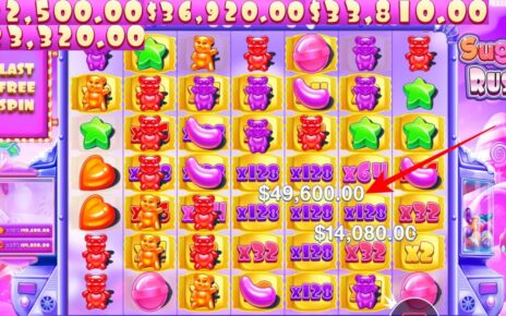 SUGAR RUSH HUGE WIN 496X MULTIPLER – BONUS BUY ONLINE CASINO ONLINE SLOT