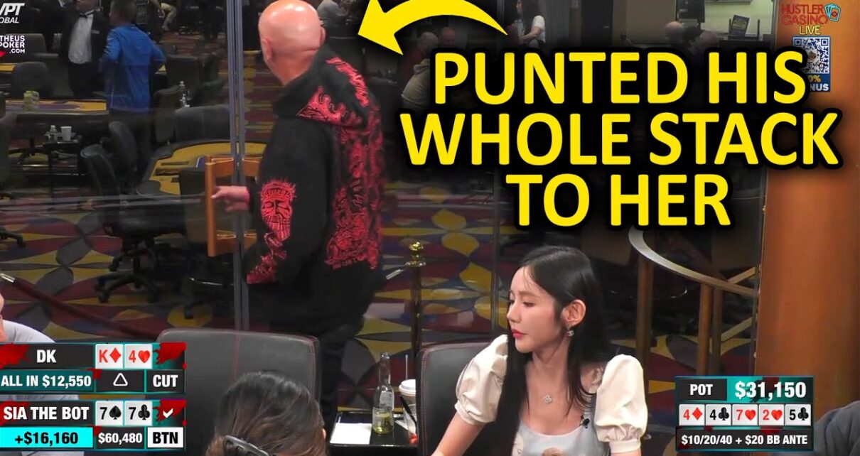 She Flops The NUTS And He’s Betting Every Street