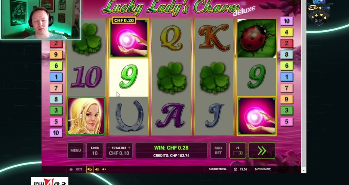 Spin Club – Swiss4Win – Online Casino Streamer – Lucky Lady’s Charm Deluxe