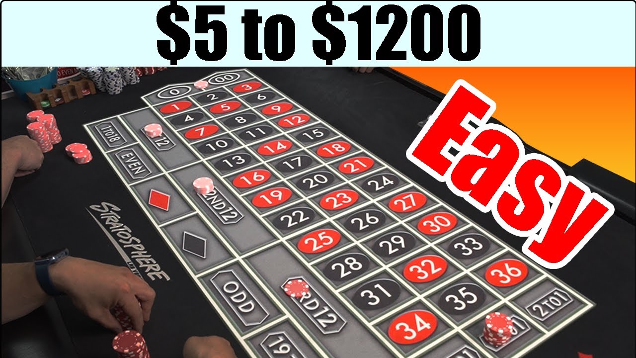 Start at $5 and win $1200 W/ This Roulette Strategy