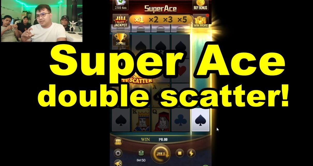 Super Ace! Double scatter! #bigwin #onlinecasino #giveaways #superace #slots #crazytime