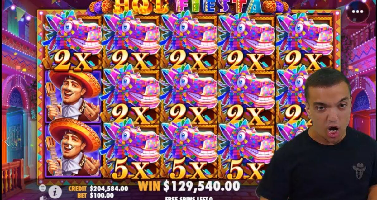 TOP 5 tape WINS ON ONLINE SLOTS ? 5,540 MASSIVE WIN EVER ON HOT FIESTA