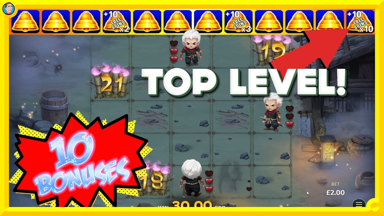 TOP LEVEL on Golden Winner ? Plus Online Slots with Shinobi Spirits & More!!