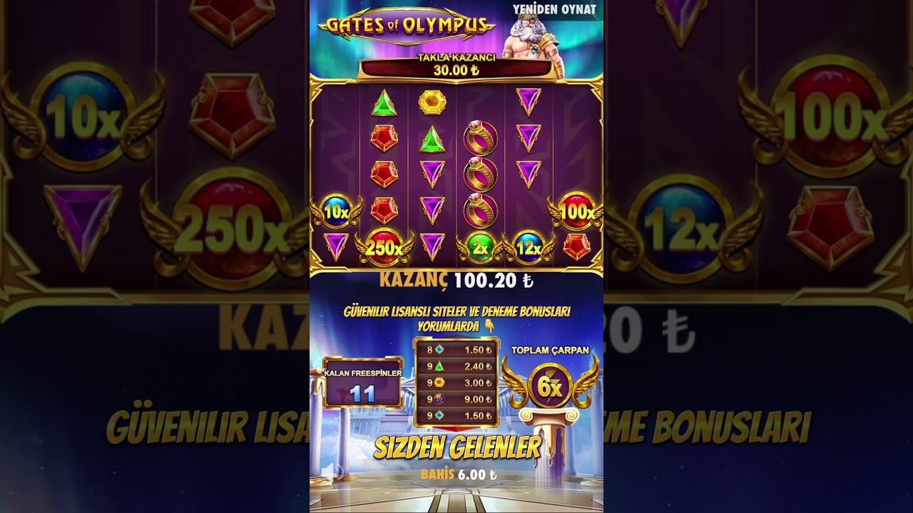 Tek Spinde Böyle Bir Kazanç Gördünüz Mü ? - Gates Of Olympus Rekor Kazanç - #casino #slot #shorts