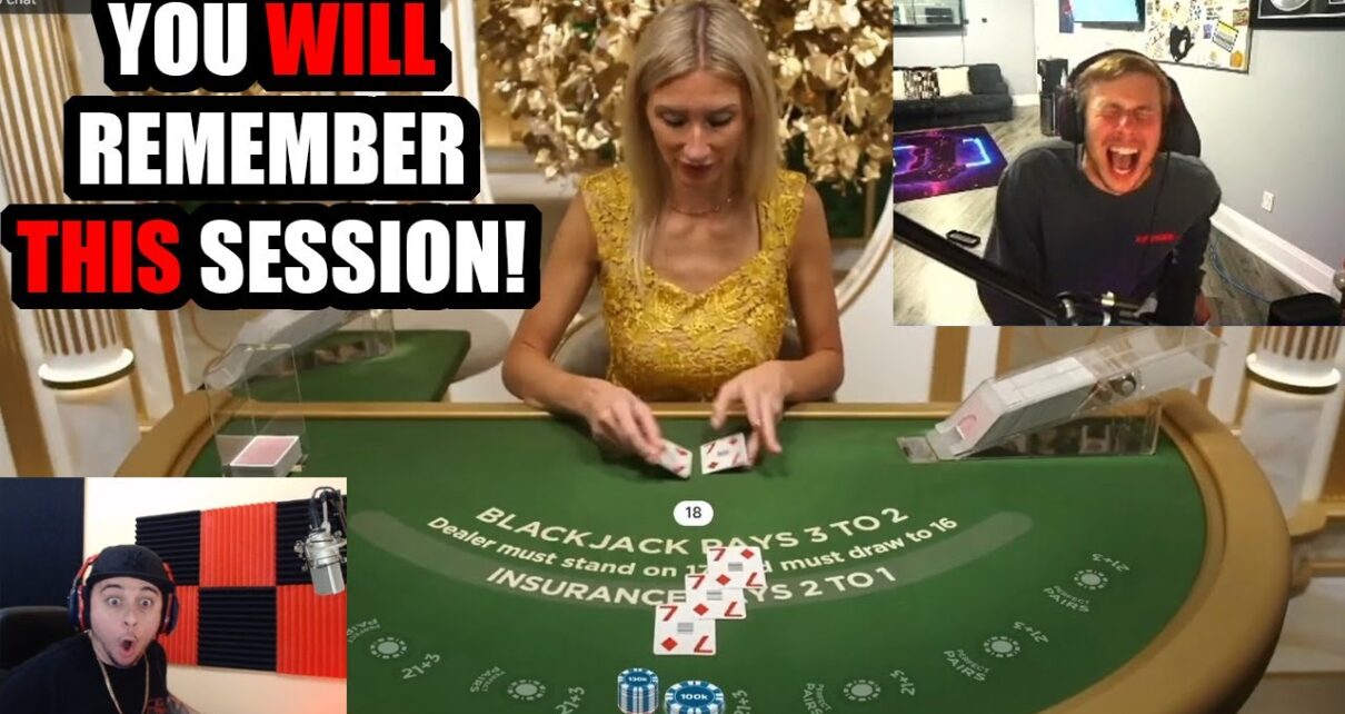 The Greatest BlackJack Session In A LONG Time !!
