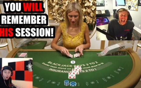 The Greatest BlackJack Session In A LONG Time !!
