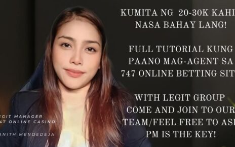 Tutorial kung Paano mag agent sa 747 Online Casino #beginner Guide 2023